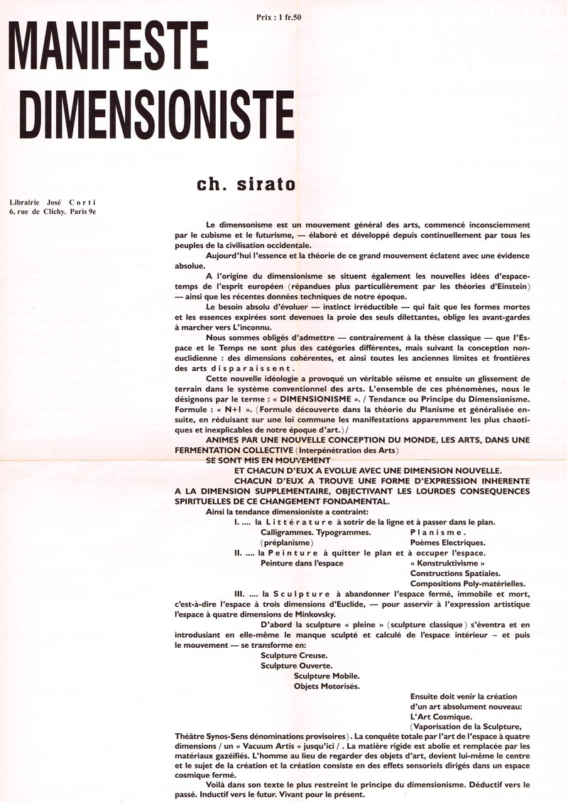 sirato-manifeste-dimensioniste-1396-reprint-2010